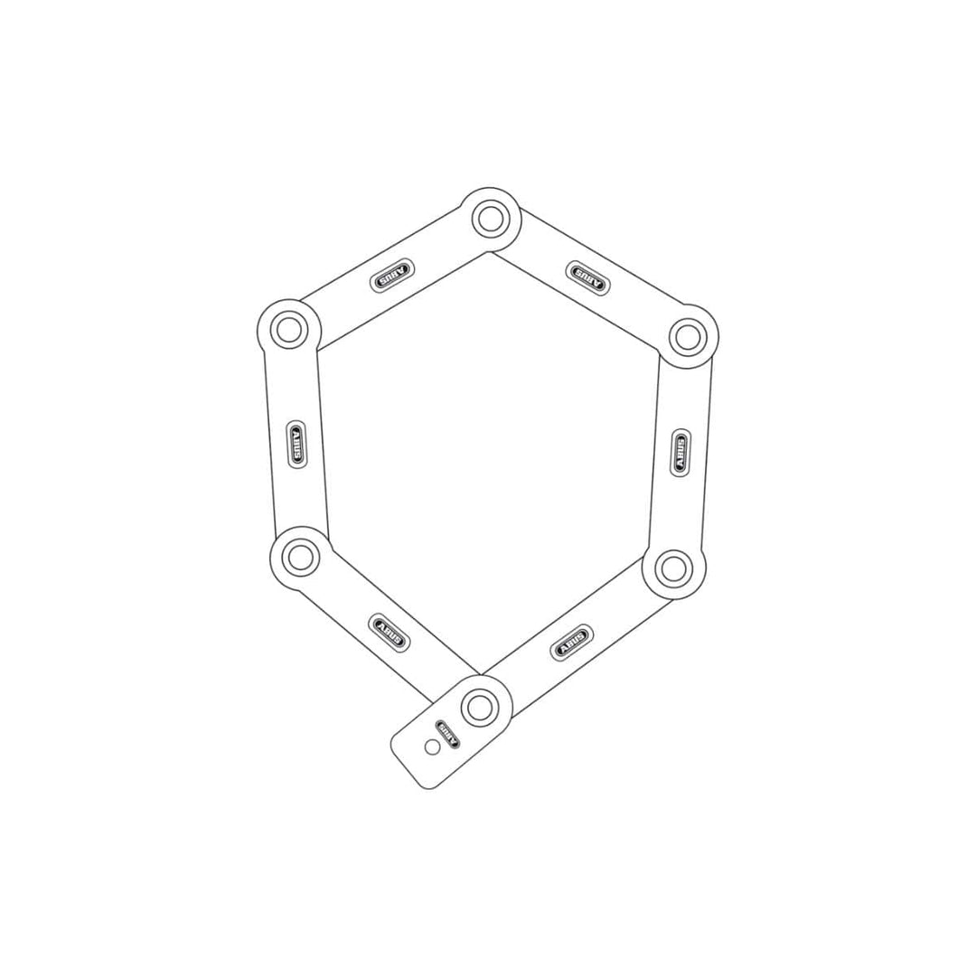 Abus uGrip Bordo 5700k/100 SH lucchetto catena antifurto