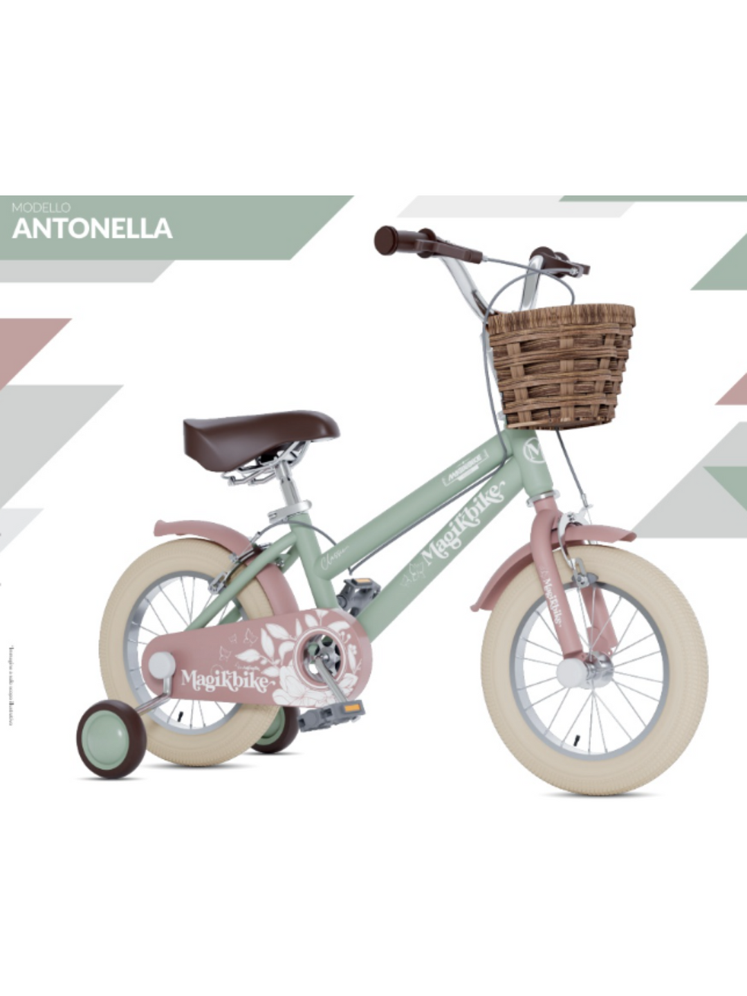 Bicicletta bimba Magik Bike Antonella Classic 12"-14"-16"