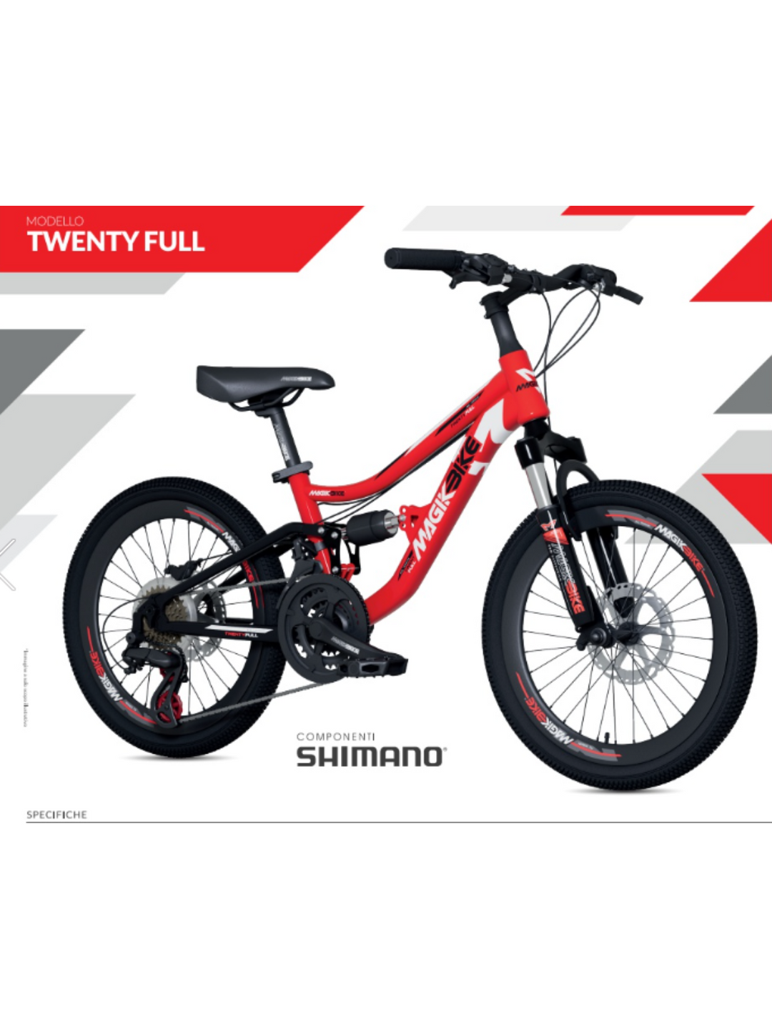 Magik Bike bicicletta mtb Bimbo 20" Full B137