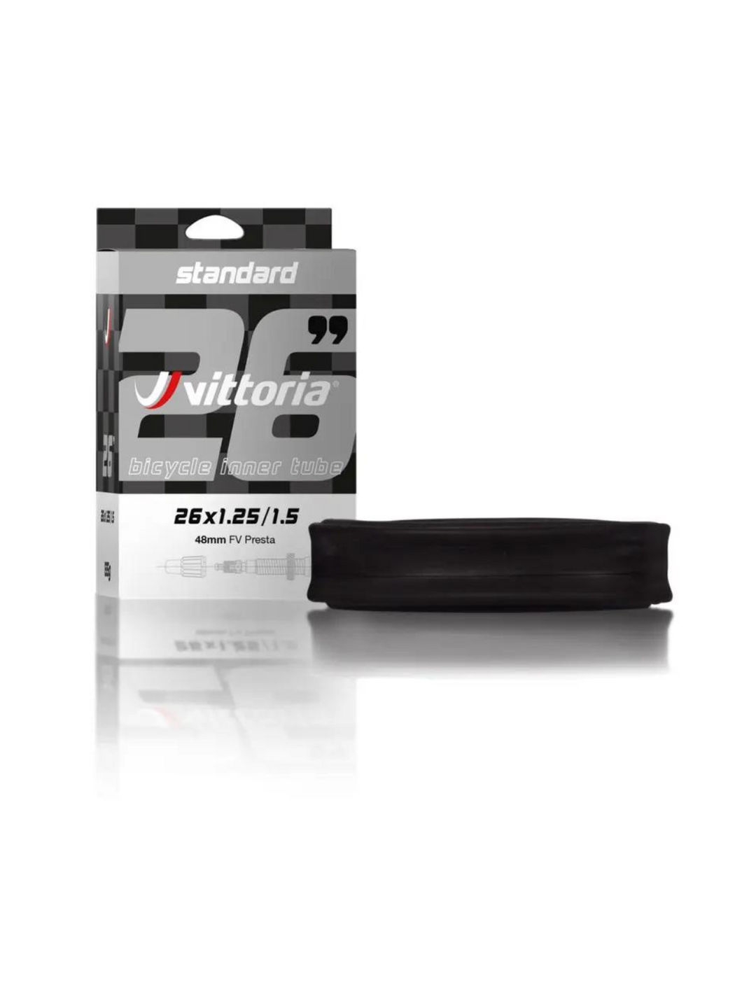 Vittoria camera d'aria standard 700x20/28c FV Presta rvc 60mm