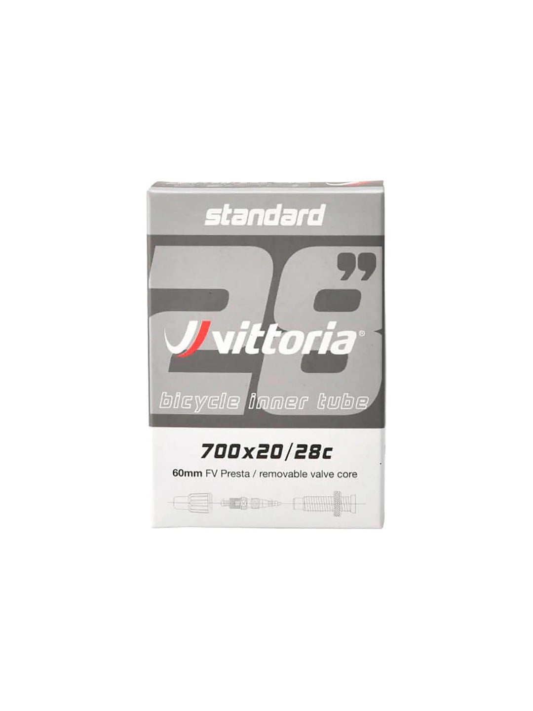 Vittoria camera d'aria Standard 700 20/28c Valvola Presta 60mm