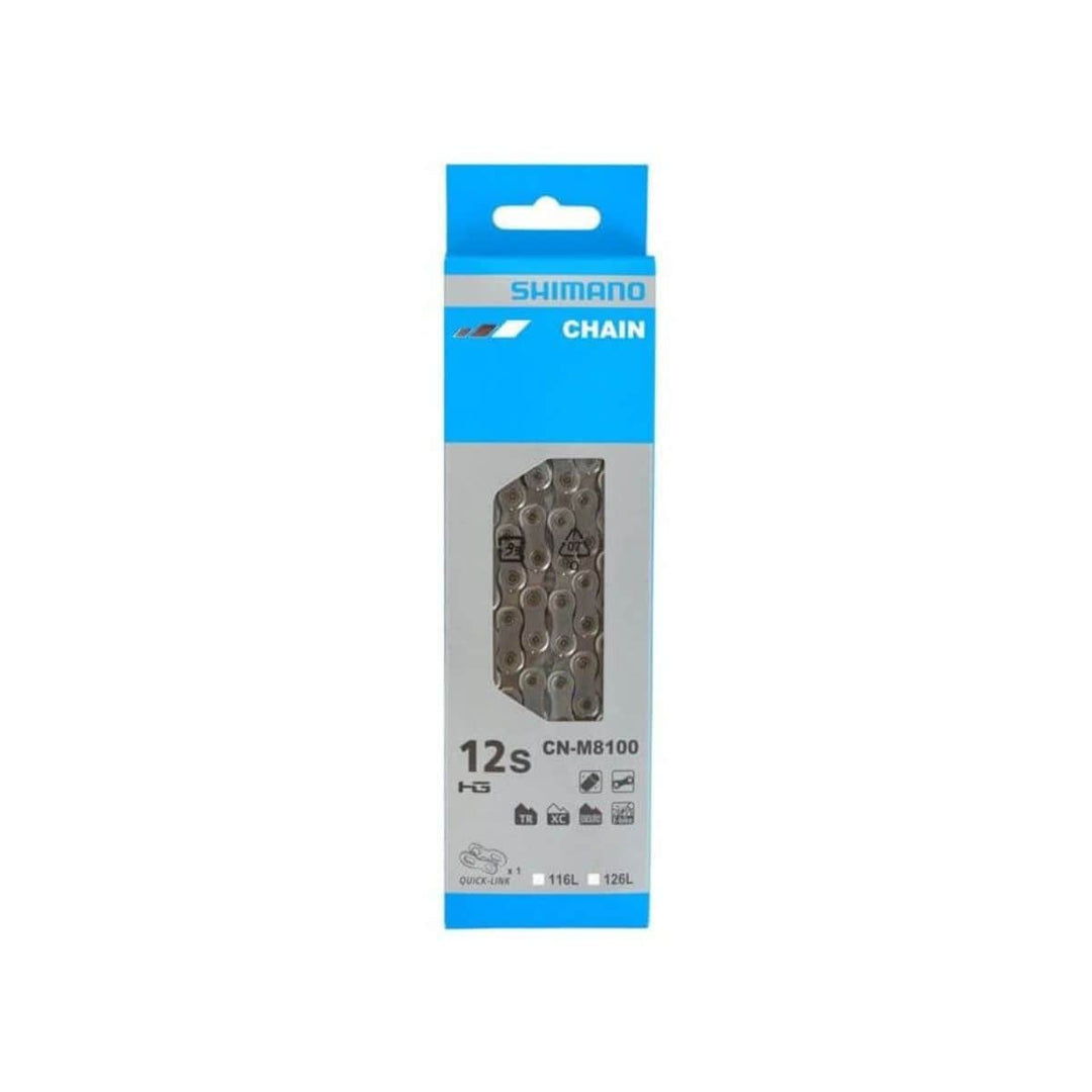 Shimano catena 12 v CN-M8100 126 maglie + Quick-Link