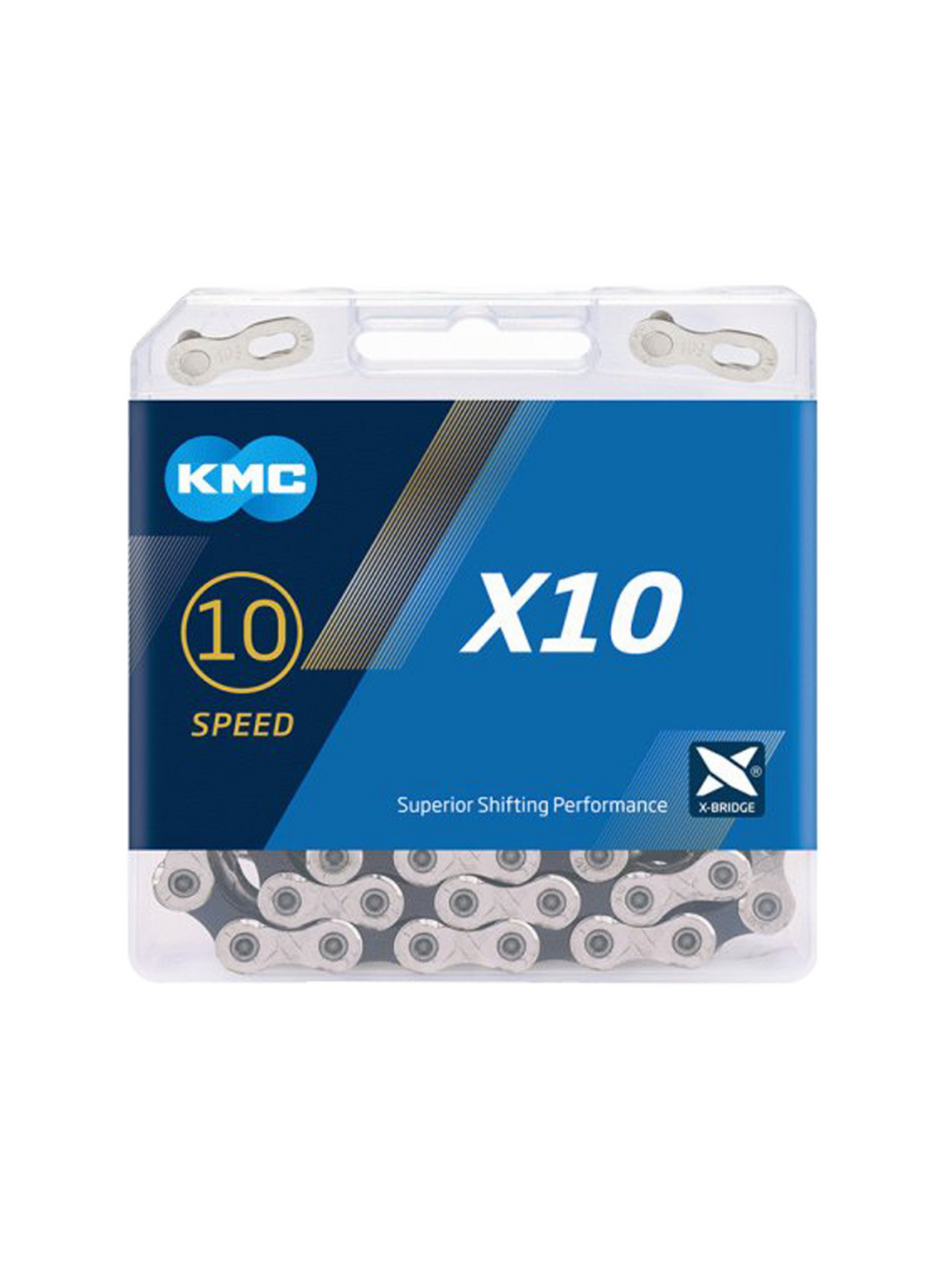 catena Shimano x10 10v - 114 maglie, grigio