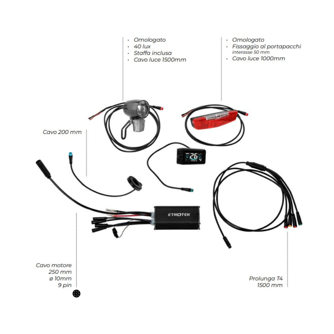 KIT UNIVERSALE E-FAT LITE 36/48v 18Ah
