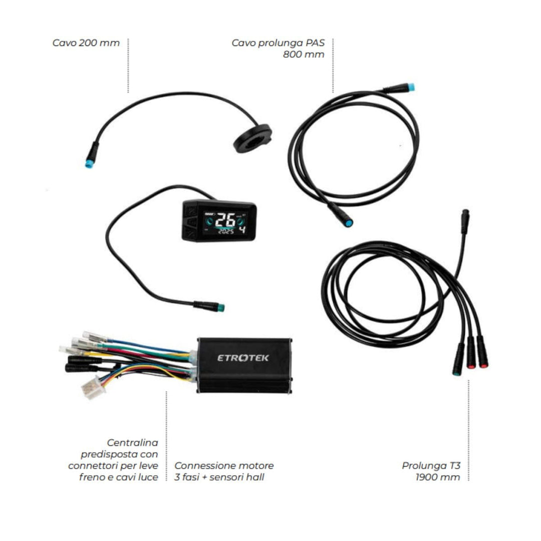 KIT UNIVERSALE E-URBAN 36/48v 15Ah