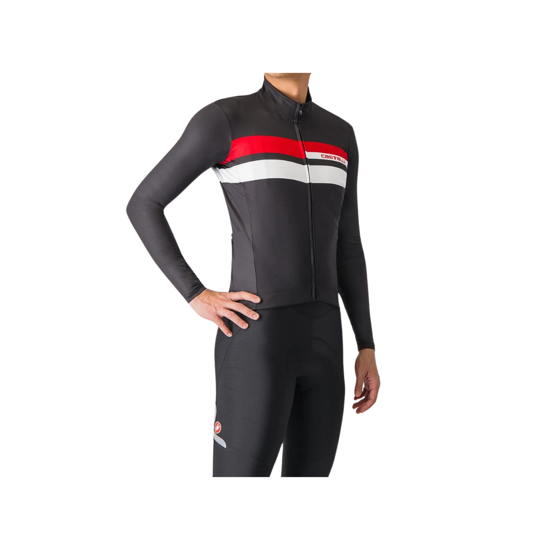 Castelli maglia ciclismo invernale Lineare Jersey